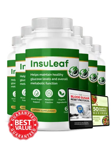 SlimLeaf Gut Health Supplement 6 Bottle Bundle with 3 Free Bonus eBooks for Digestive Wellness